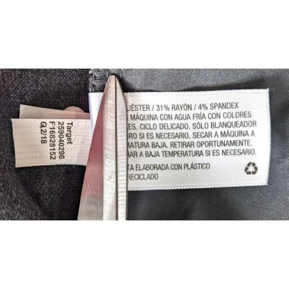 NWT PROLOGUE Hematite Gray Mid-Rise Stretch Pull-On Jogger Pants Size XXL